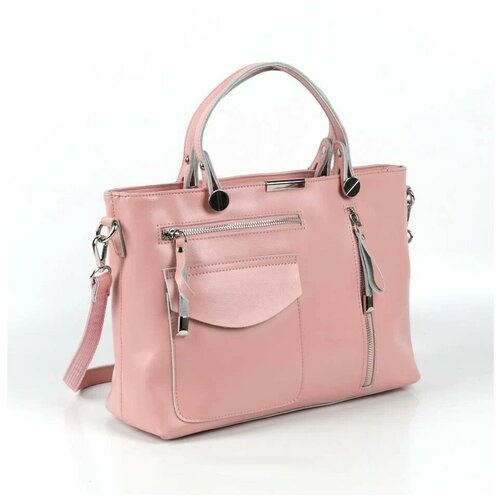 Купить Сумка Fuzi House, розовый
Женская сумка из натуральной гладкой кожи розового цве...
