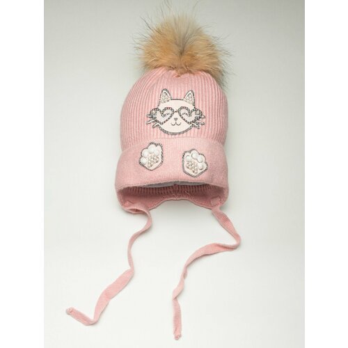 Купить Шапка, размер 52, 54, розовый
Утепленный комплект - зимняя шапка на завязках и с...