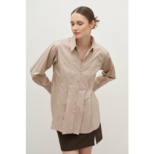 Купить Блуза FINN FLARE, размер M, бежевый
Классическая рубашка с длинным рукавом подхо...