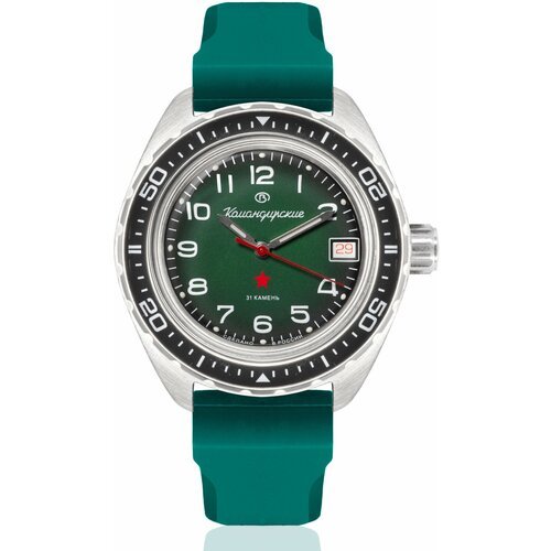 Купить Наручные часы Восток Командирские, зеленый
Мужские наручные часы с автоподзаводо...