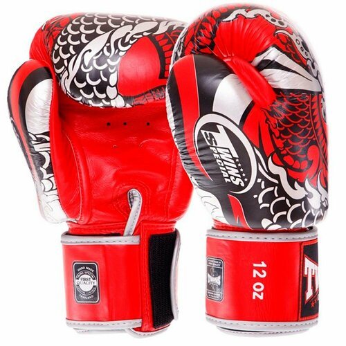 Купить Боксерские перчатки Twins Special FBGV52 Dragon красный-серебристый 16 унций
Мод...