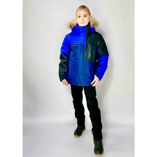 Купить Парка LCAYHD FASHION Зимняя куртка для мальчика 23-21(1/25), размер 122, синий
З...
