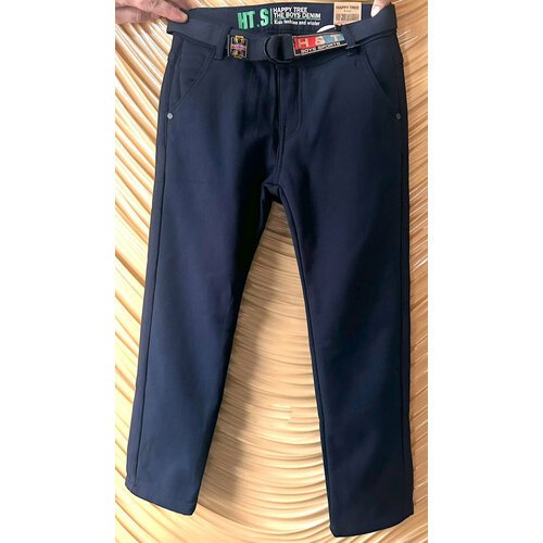 Купить Брюки , размер 140, синий
"Школьные брюки для мальчиков утепленные на флисе с на...