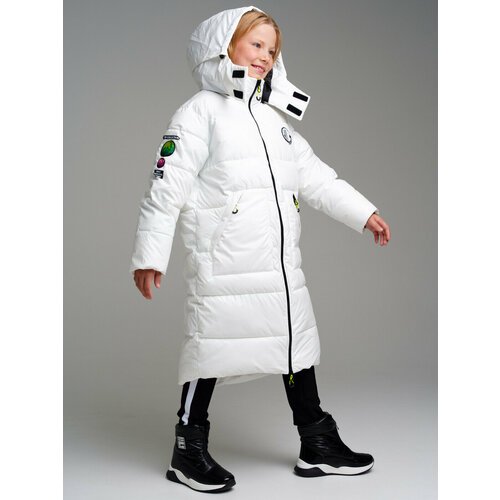 Купить Пуховик playToday, размер 170, белый
Пальто зимнее. Линия Nord - высокая степень...