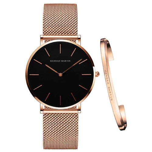 Купить Наручные часы HANNAH MARTIN, черный
Часы женские кварцевые с японским механизмом...