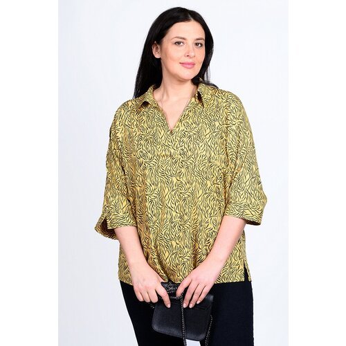 Купить Блуза SVESTA, размер 60, желтый
Стильная блуза выполнена из тонкой штапельной тк...