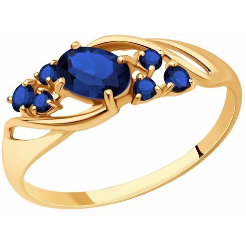 Купить Кольцо Diamant online, золото, 585 проба, корунд, размер 18
<p>В нашем интернет-...