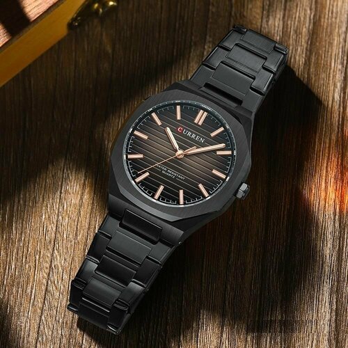 Купить Наручные часы CURREN, черный
<ul><li>Мужские наручные часы на классическом брасл...