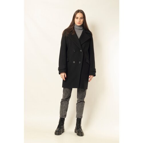 Купить Пальто MARGO, размер 40-42, черный
Пальто укороченное<br>Полупальто выше колена...
