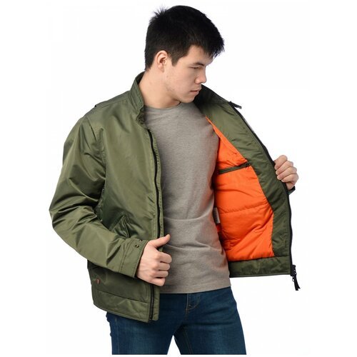 Купить Куртка Clasna, размер 46, зеленый
Мужская демисезонная куртка, укороченная модел...