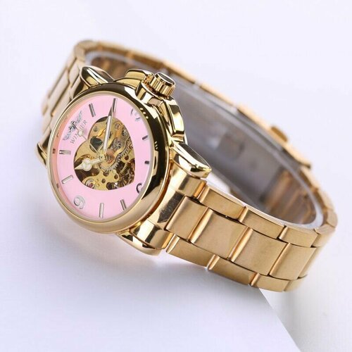 Купить Наручные часы WINNER, розовый
Автоматические механические часы всегда работают б...
