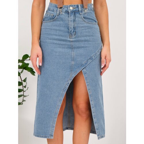 Купить Юбка, размер 48, голубой
Представляем вам модную и стильную джинсовую юбку, кото...