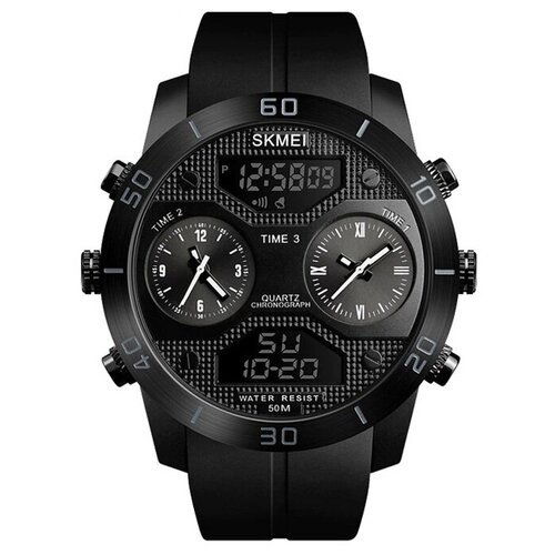 Купить Наручные часы SKMEI, черный
SKMEI 1355 - брутальные мужские часы в металлическом...