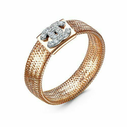 Купить Кольцо Diamant online, золото, 585 проба, фианит, размер 15.5
<p>В нашем интерне...