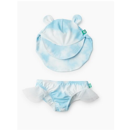Купить Плавки Happy Baby, 2 шт., размер 92-98, белый, голубой
Купальный набор из панамы...