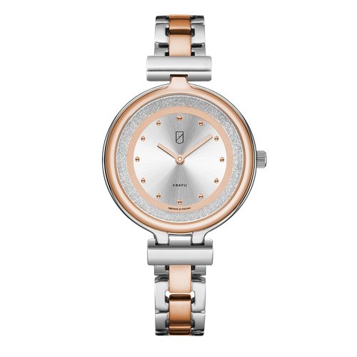 Купить Наручные часы УЧЗ 3024B-3, серебряный, золотой
Наручные кварцевые женские часы п...