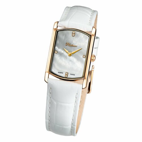 Купить Наручные часы Platinor, золото, белый
Аделина выполнена в форме скругленного пря...