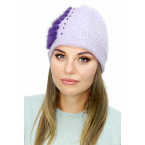 Купить Шапка Lemmex Шапка "Алвета", размер 55-56, фиолетовый
Роскошная женская шапка "Г...