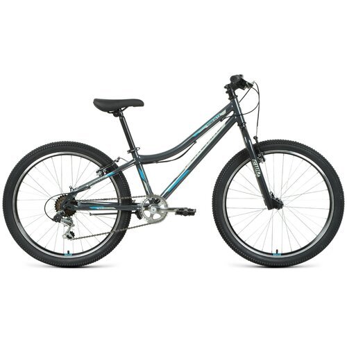 Купить Велосипед горный хардтейл FORWARD Titan 1.0 24" 12" серый/бирюзовый RBK22FW24018...