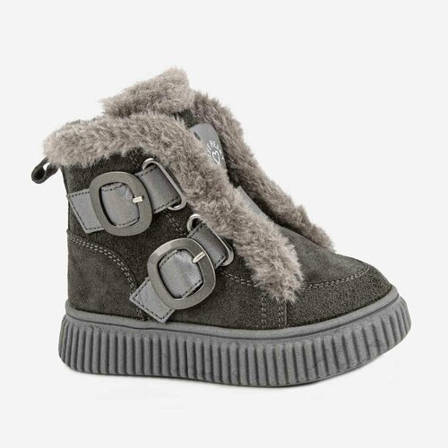 Купить Ботинки Kapika, размер 24, серый
Стильные зимние ботинки для девочки из натураль...