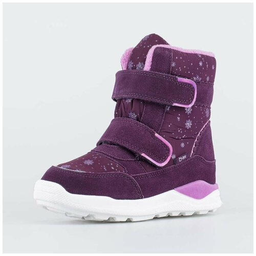 Купить Ботинки КОТОФЕЙ, размер 35, фиолетовый
Ботинки для девочки выполнены из комбинац...