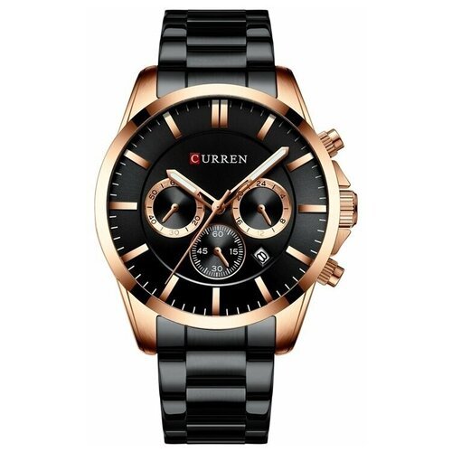 Купить Наручные часы CURREN, черный, золотой
<ul><li>Мужские наручные часы-хронограф на...