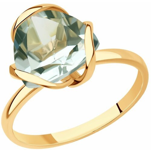 Купить Кольцо Diamant online, золото, 585 проба, аметист, размер 21
Золотое кольцо 2531...