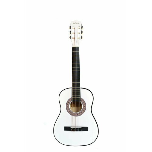 Купить Классическая гитара Belucci BC3405 WH (1/2, 34"), белая, глянец,1/2 (34"дюйма),...