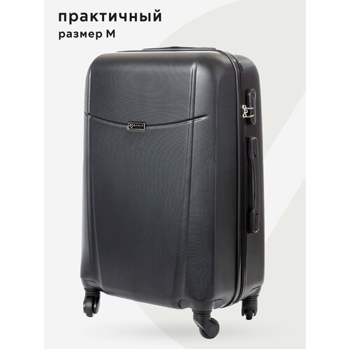 Купить Чемодан Bonle 1703M/11, 62 л, размер M, черный
Четырехколесный чемодан Bonle рос...
