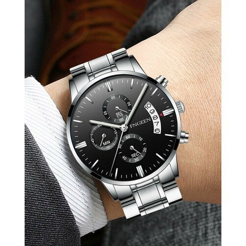 Купить Наручные часы FNGEEN FNG5055Ser, серебряный, черный
FNGEEN - стильные наручные к...