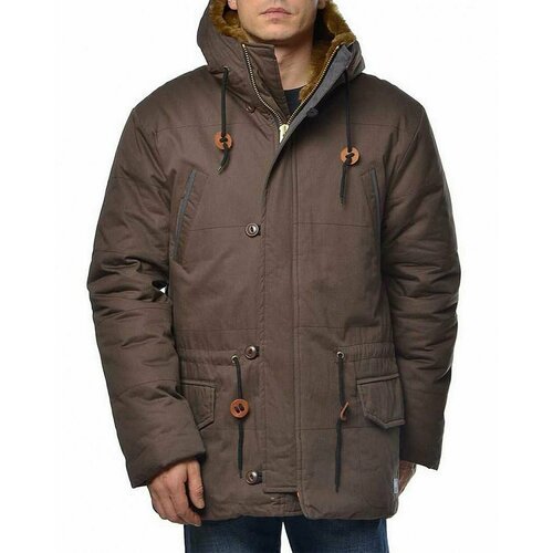 Купить Парка , размер XL, коричневый
Куртка-парка от корейского бренда Frizmworks - это...