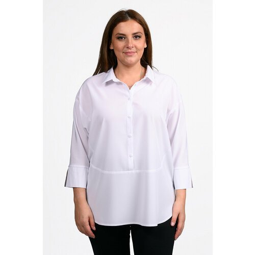 Купить Блуза SVESTA, размер 56, белый
Стильная женская блуза выполнена из блузочной тка...
