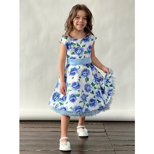 Купить Платье Бушон, размер 128-134, голубой
Платье для девочки нарядное бушон ST30, ст...