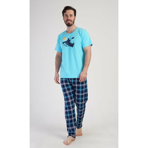 Купить Пижама , размер M, зеленый
Мужская пижама VIENETTA - идеальный выбор для комфорт...