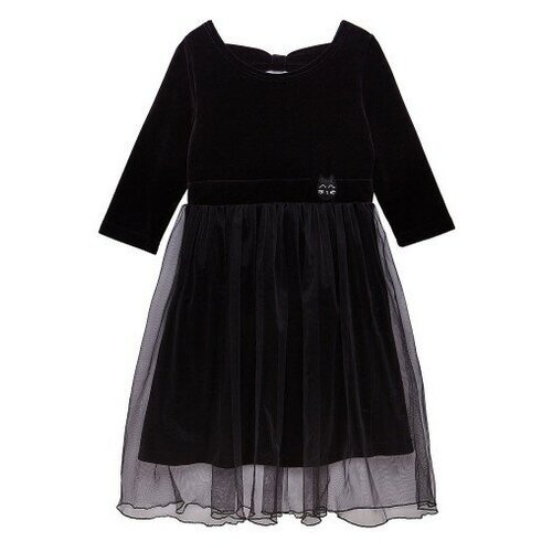 Купить Платье Cookie, размер 158, черный
Мягкое платье из трикотажного велюра черного ц...