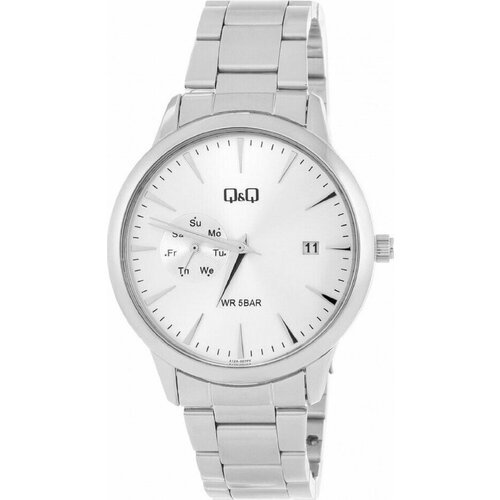 Купить Наручные часы Q&Q, белый
Мужские японские кварцевые часы в круглом корпусе на ст...