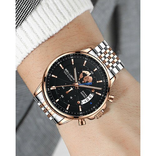 Купить Наручные часы BELUSHI 120, серебряный, черный
BELUSHI стильные и качественные му...