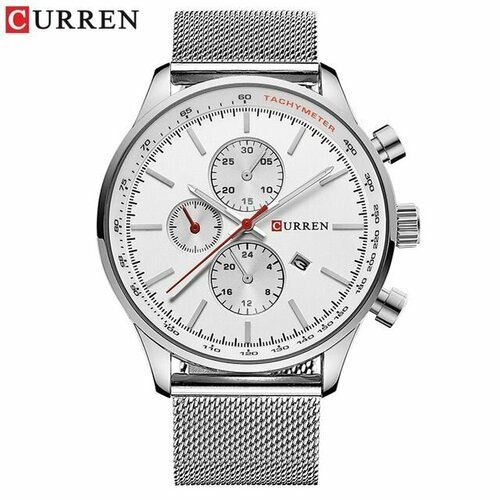 Купить Наручные часы CURREN, серебряный
<ul><li> наручные часы на браслете –сетка (мила...