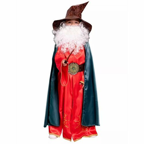 Купить Карнавальный костюм "Маг-чародей" для мальчика 134 см: прекрасный выбор для утре...