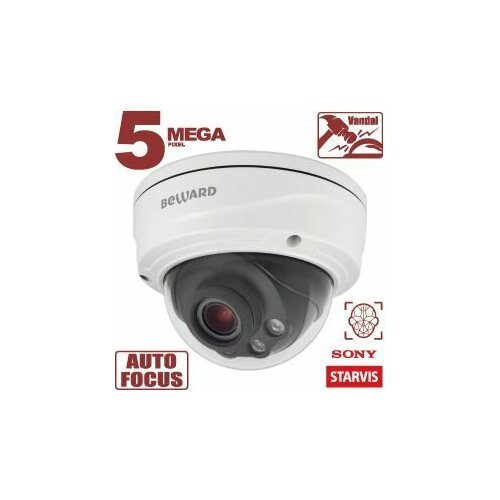 Купить Уличная купольная IP-камера видеонаблюдения Beward SV3218DVZ
Высокочувствительны...