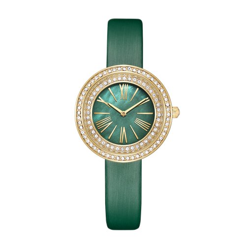 Купить Наручные часы УЧЗ 3028L-5, зеленый, золотой
Наручные кварцевые женские часы прои...