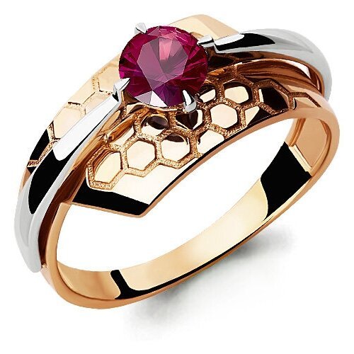Купить Кольцо Diamant online, золото, 585 проба, рубин, размер 18
<p>В нашем интернет-м...
