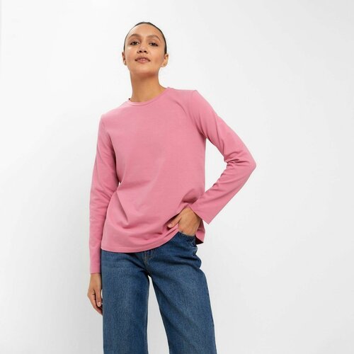 Купить Лонгслив Minaku, размер 48, розовый
Лонгслив (джемпер) женский бренда Minaku с д...