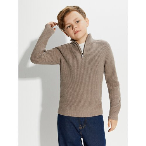 Купить Свитер Acoola, размер 140, бежевый
Плотный вязаный свитер на зиму для мальчика....