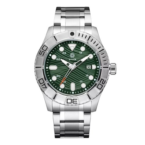 Купить Наручные часы УЧЗ 3085B-1, зеленый, серебряный
Мужские часы диаметром корпуса 47...
