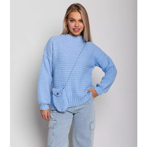 Купить Свитер DommoD, размер 46-50, голубой
Женский свитер оверсайз для стильного, женс...