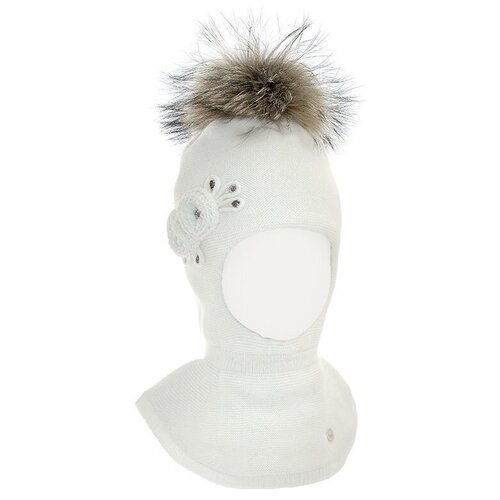 Купить Шапка mialt, размер 50-52, белый
Шапка-шлем для девочки Ландора, цвет белый, раз...