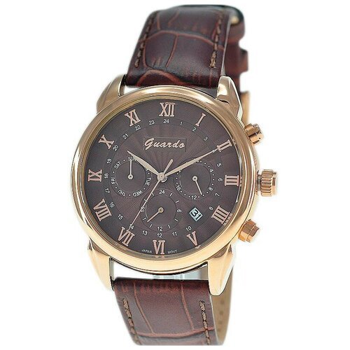 Купить Наручные часы Guardo, коричневый, золотой
Часы Guardo S00980A.8 коричневый бренд...