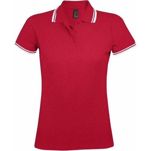 Купить Поло Sol's, размер XXL, красный
Рубашка поло женская Pasadena Women 200 с контра...