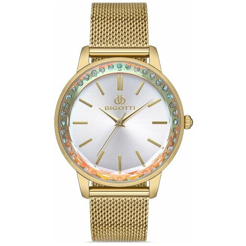 Купить Наручные часы Bigotti Milano Roma, серебряный, золотой
Кварцевые часы, женские....